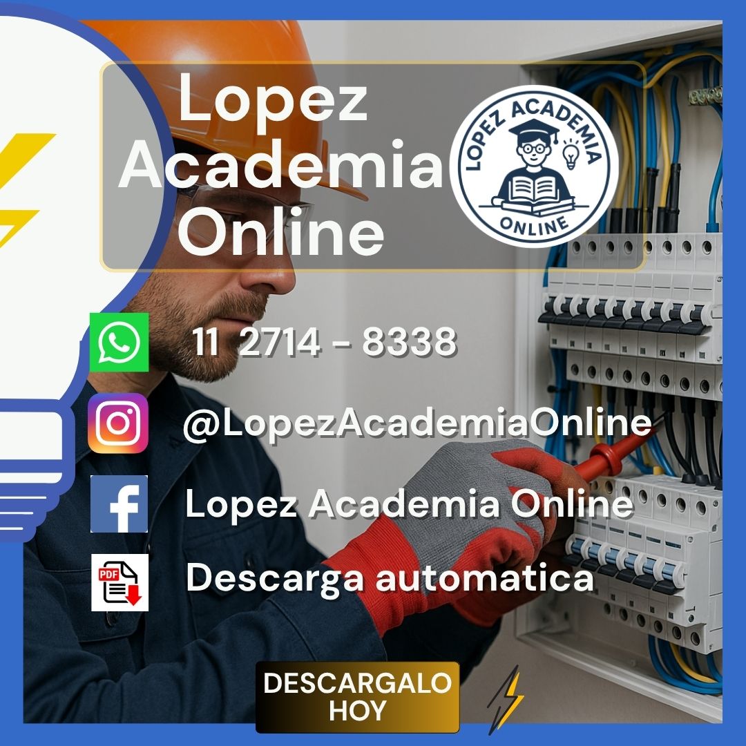 Curso de Digital Electricista Domiciliario Básico - Manual PDF 75 Páginas y Videos Educativos